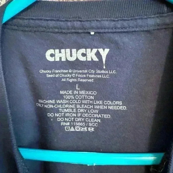 Chucky Doll Men’s L tshirt - Picture 3 of 3